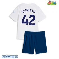 Manchester City Antoine Semenyo #42 Tredjedraktsett Barn 2026-27 Kortermet (+ Korte bukser)